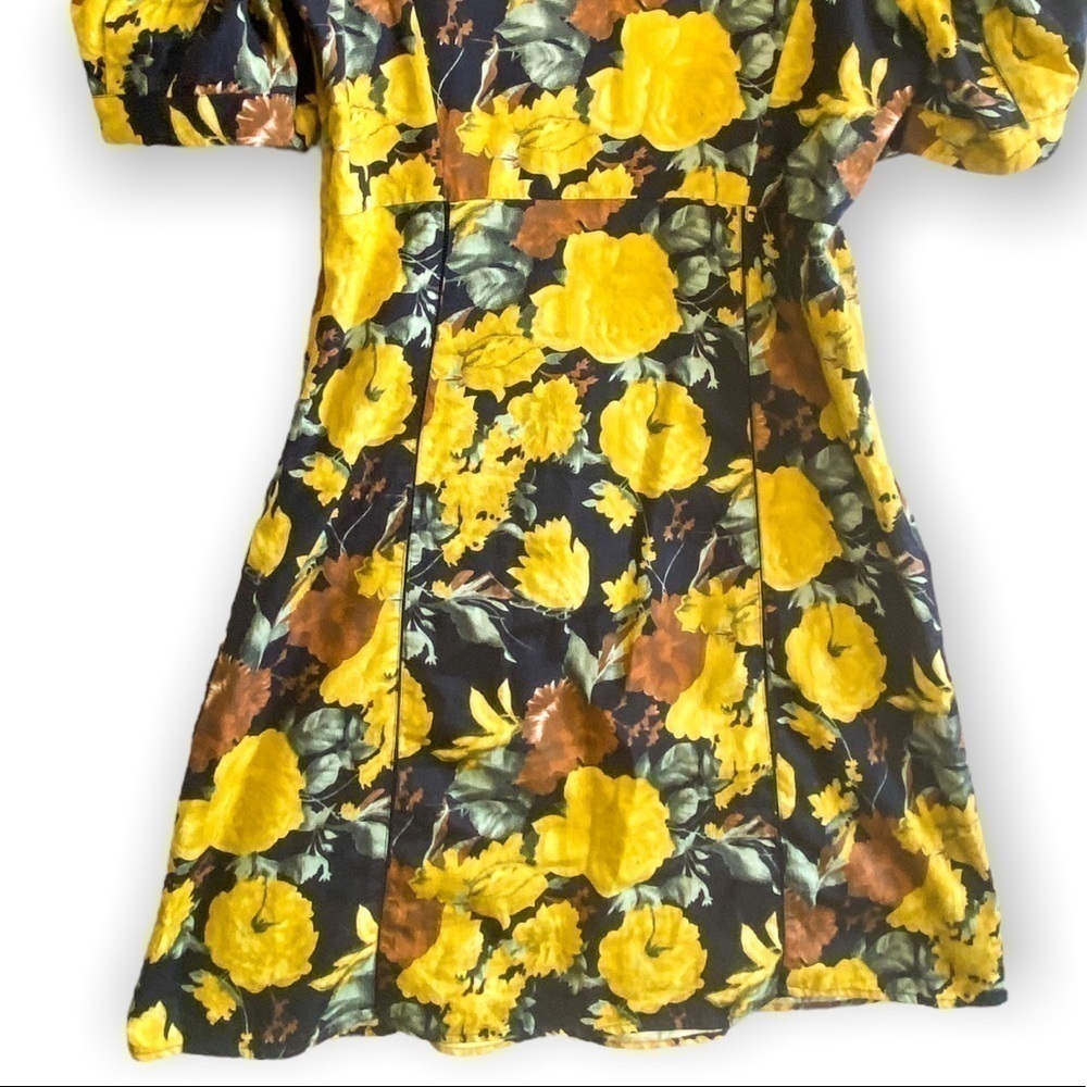 Sea New York Ella Puff Sleeve Dress, Size 4 - Picture 7 of 14